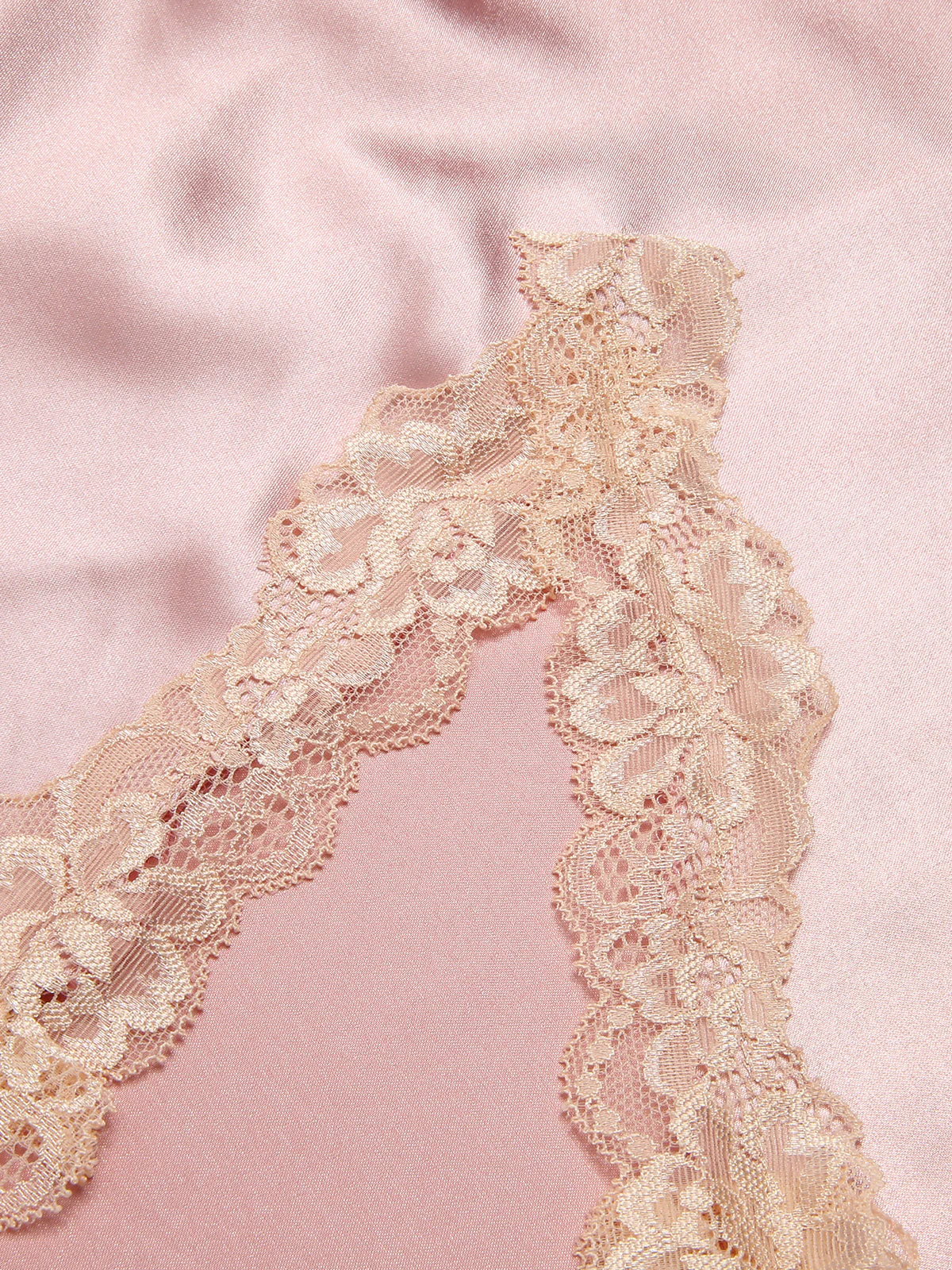 Chemise de nuit à bretelles en patchwork de dentelle des années 1950 - Image 17