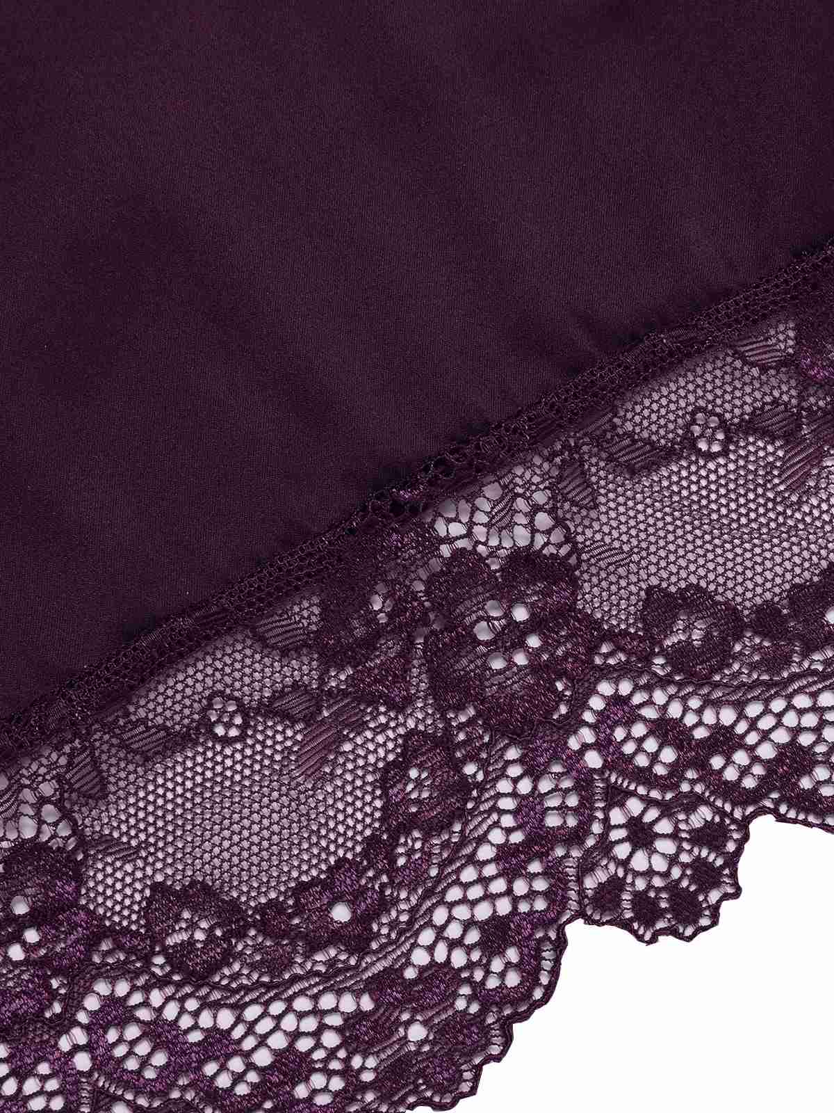 Chemise de nuit à bretelles spaghetti en patchwork de dentelle des années 1970 - Image 9