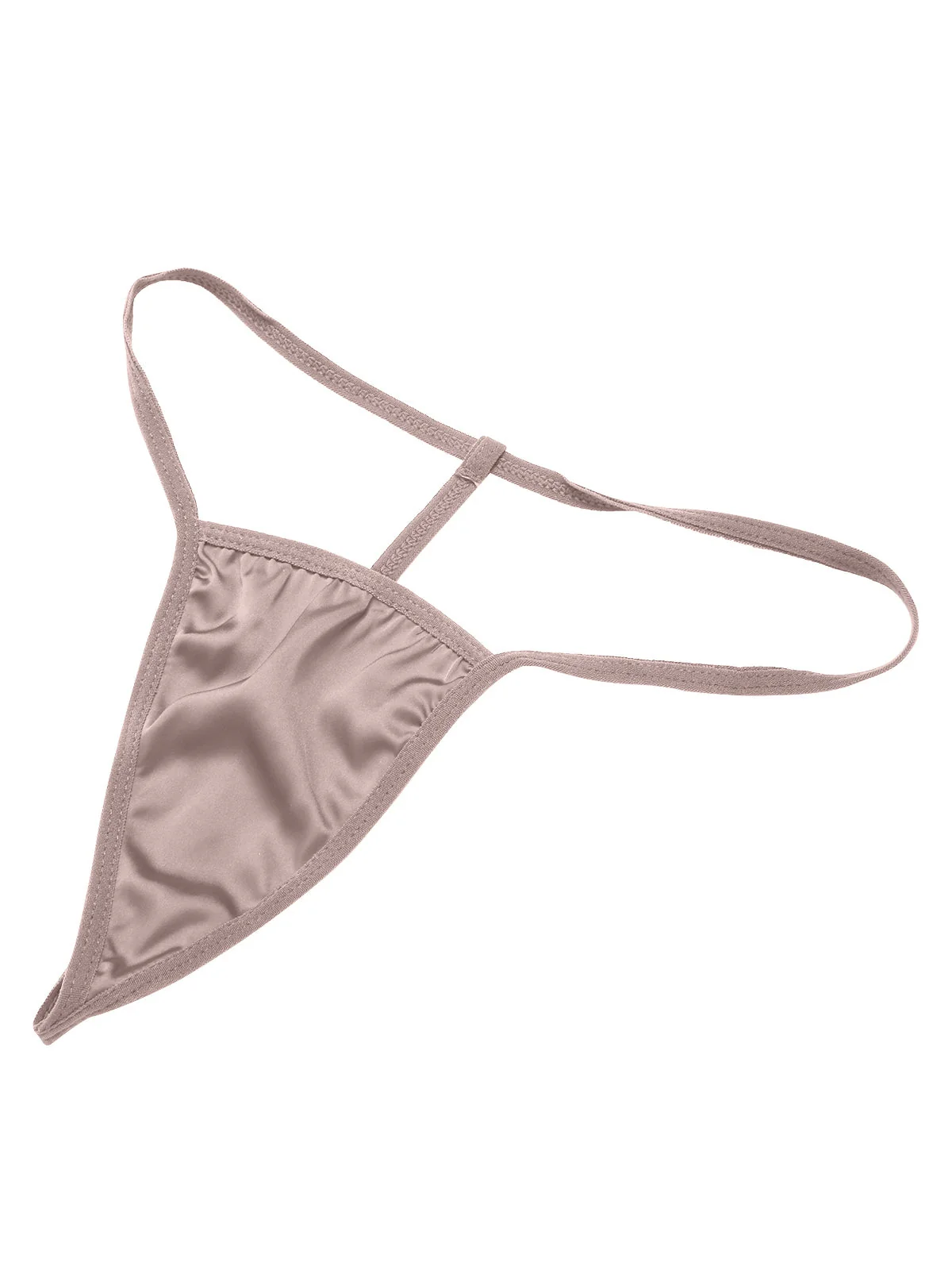 Chemise de nuit en satin et dentelle avec bretelles dans le dos des années 1950 - Image 8