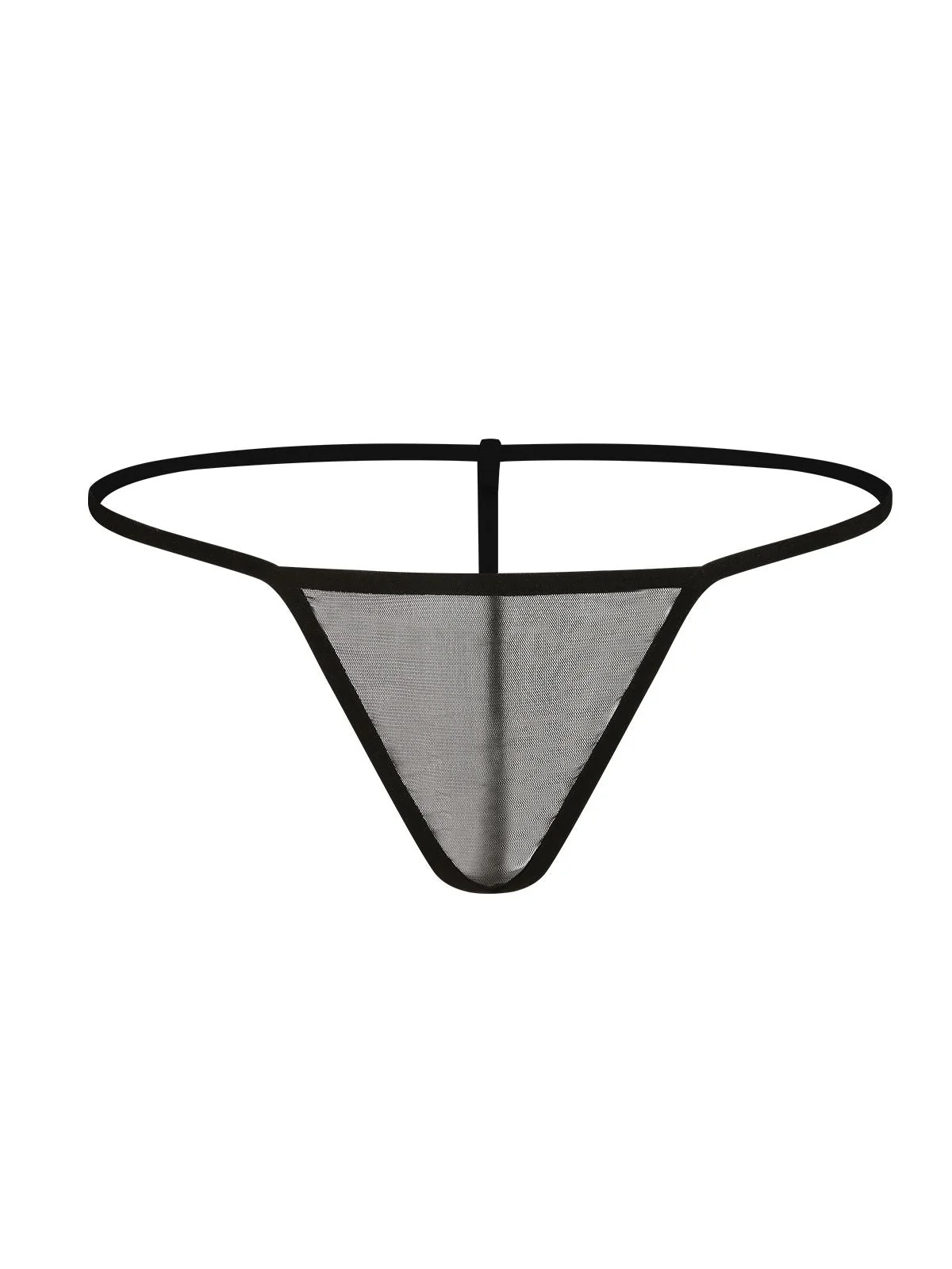 Chemise de nuit transparente en dentelle à bretelles spaghetti des années 1970 - Image 6