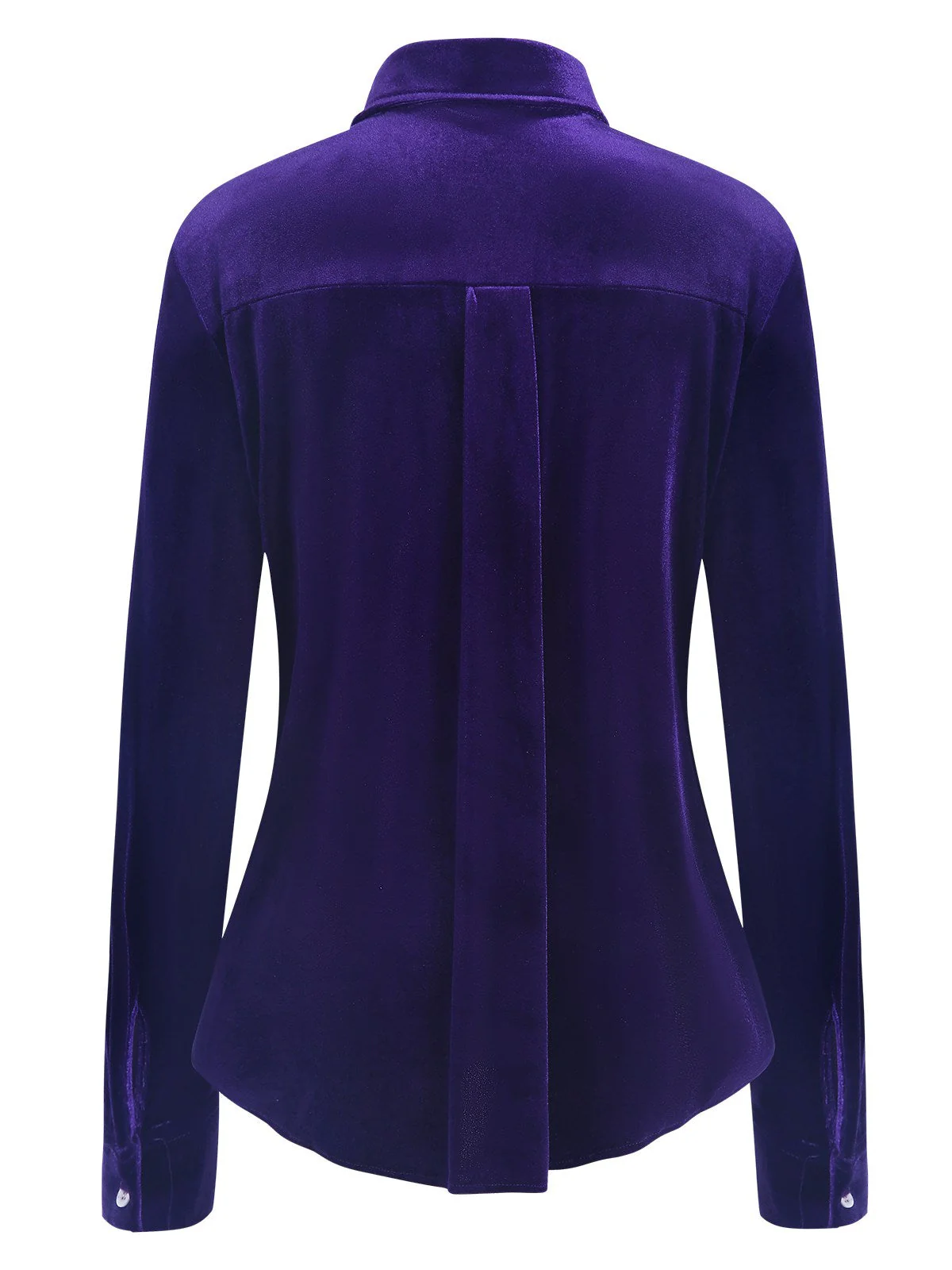 Chemise en velours uni vintage des années 1960 - Image 7