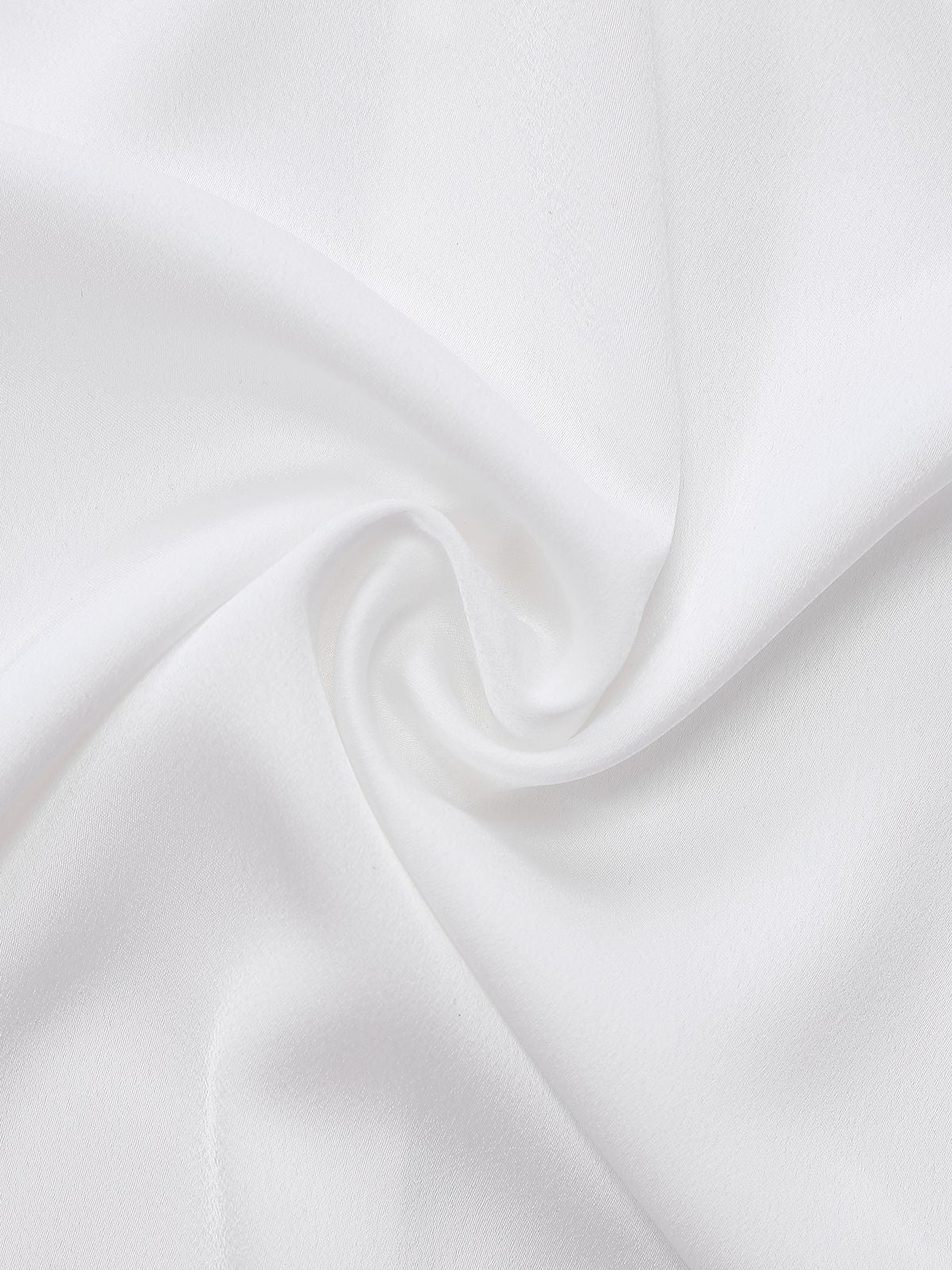 Chemisier blanc en satin à col noué des années 1940 - Image 8