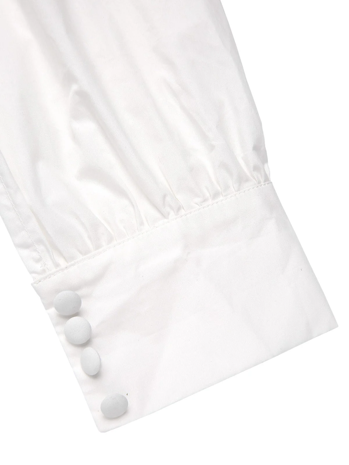 Chemisier blanche en coton avec nœud années 1950 - Image 7
