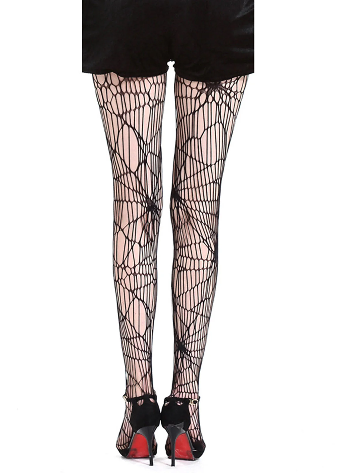 Collants toile creux d'araignée d'Halloween - Image 2