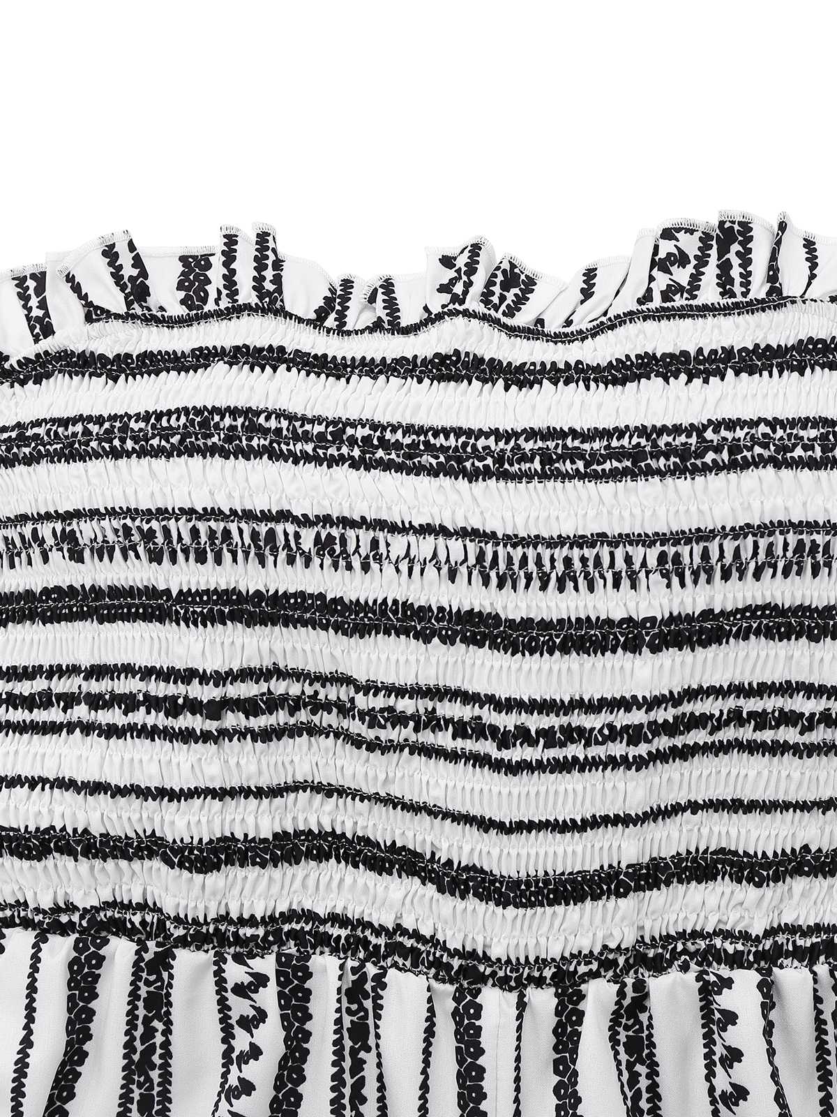 Combinaison à rayures bohème bandeau des années 1970 - Image 3