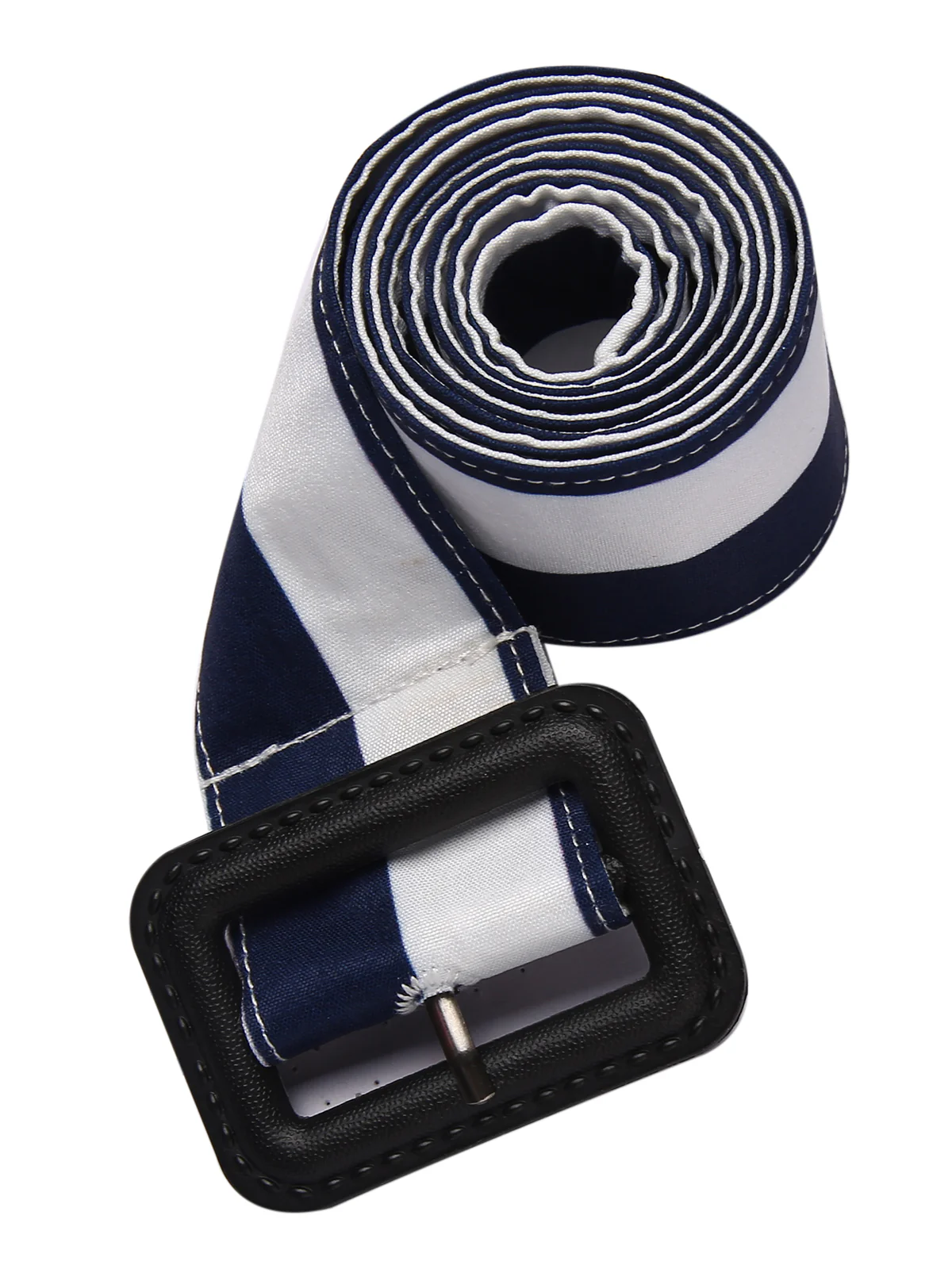 Combinaison Vintage Année 50 à Rayures avec Ceinture Bleu et Blanc - Image 12