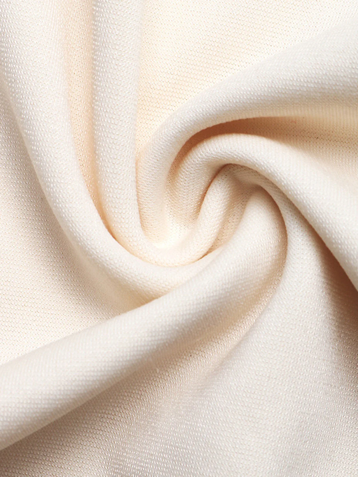 Combinaison beige motif floral manches volantées et encolure carrée années 50 - Image 6