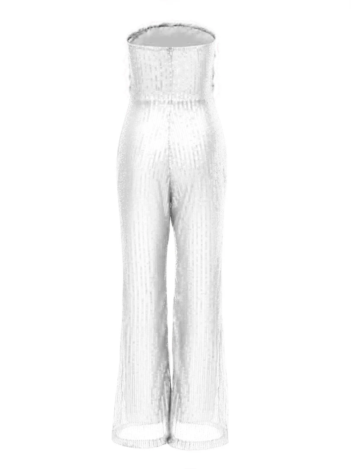 Combinaison bustier en patchwork de plumes et paillettes des années 1950 - Image 15