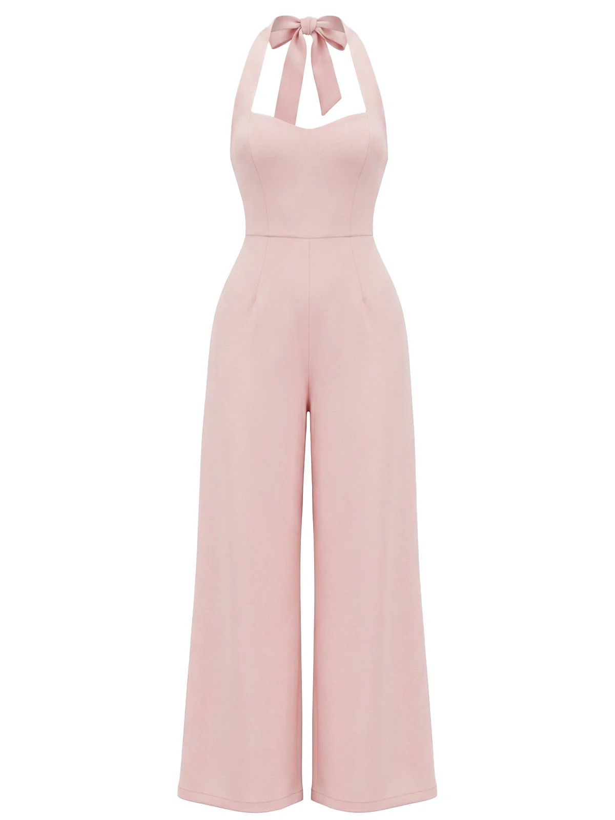 Combinaison minimaliste sans manches dos nu et halter années 1950 - Image 2