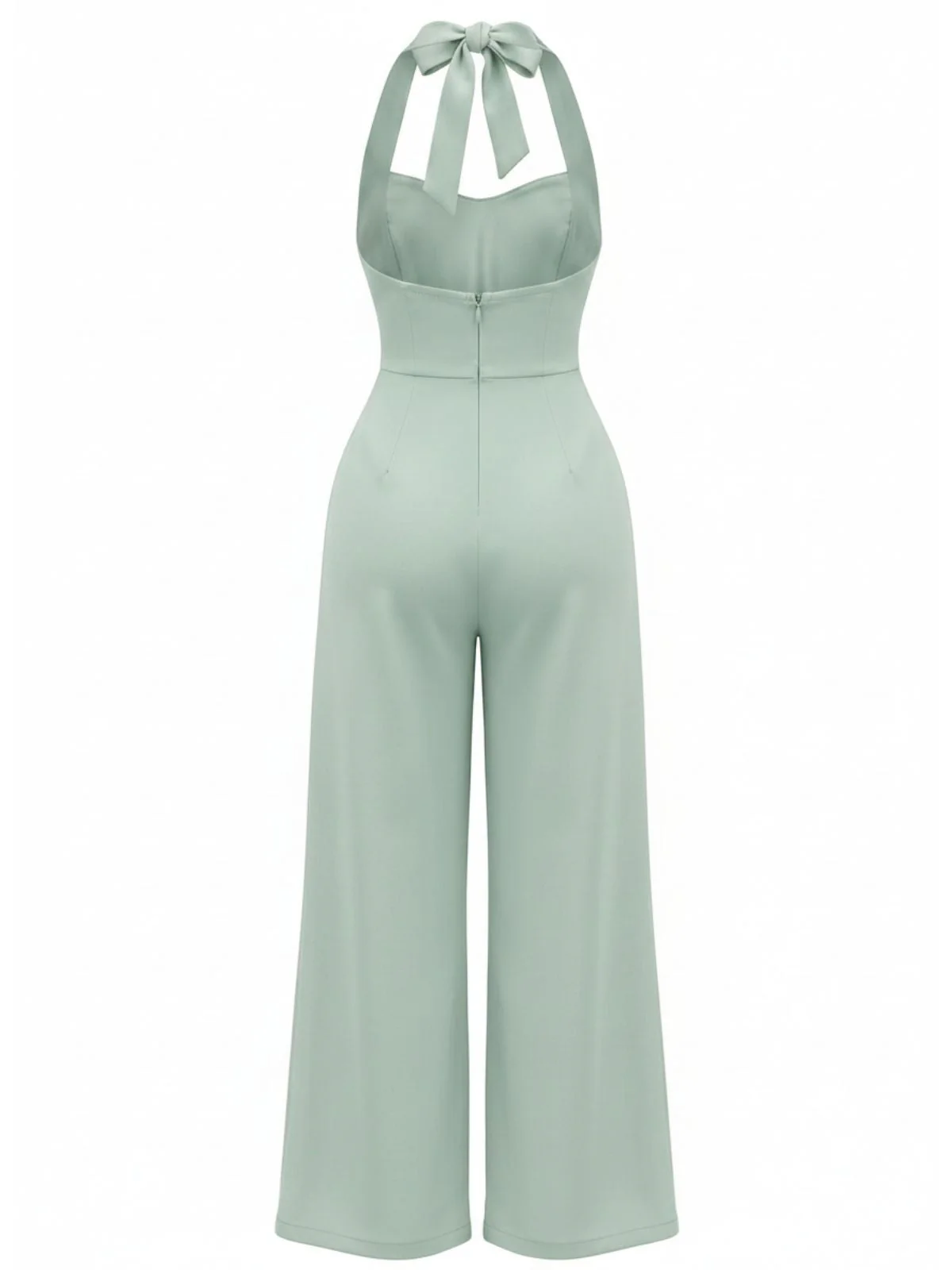 Combinaison minimaliste sans manches dos nu et halter années 1950 - Image 5