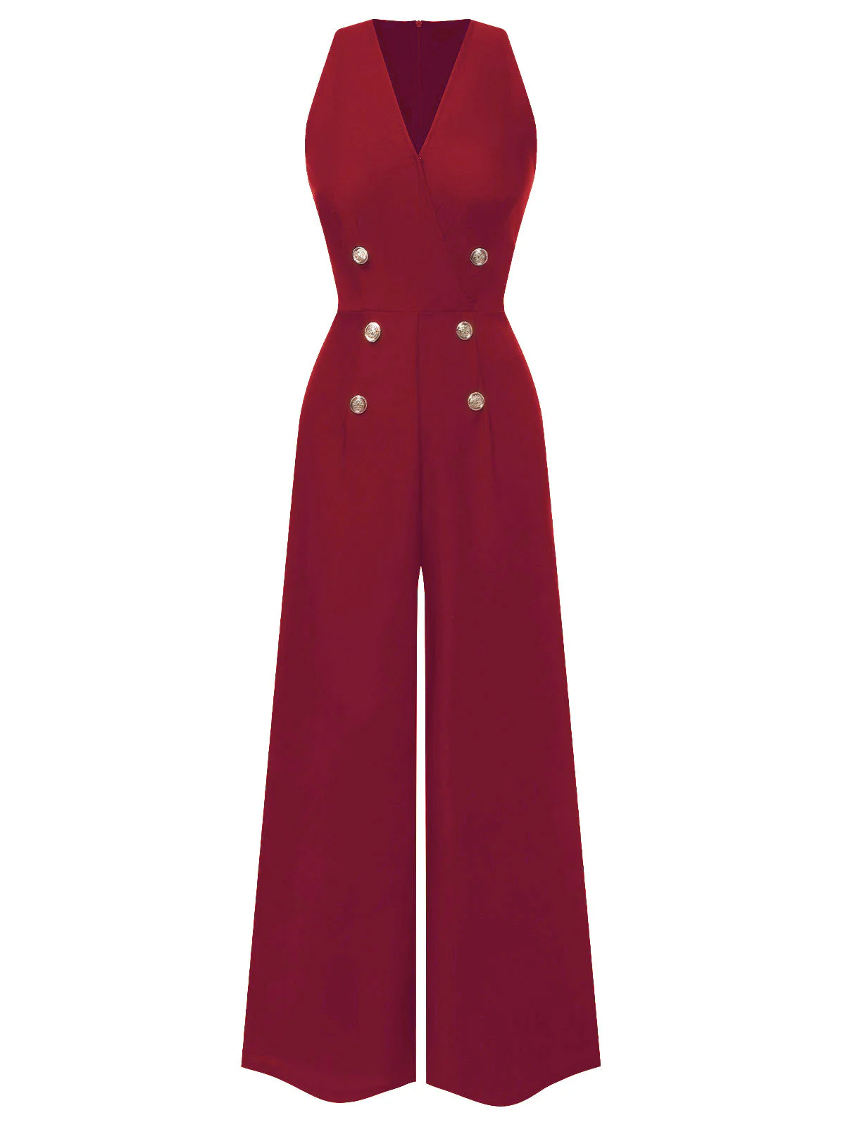 Combinaison noire boutonnée sans manches des années 1950 - Image 10