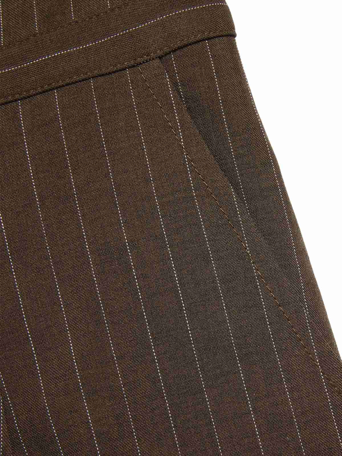 Combinaison noire à rayures verticales en maille années 1930 - Image 9