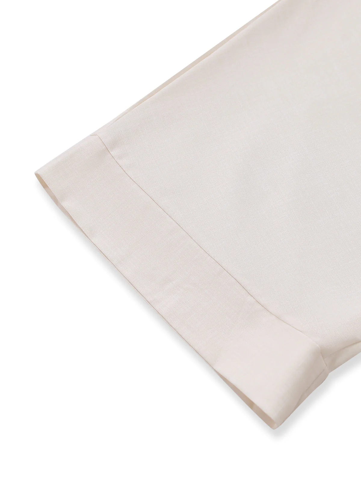 Combishort beige à imprimé botanique ceinture et revers années 1950 - Image 4