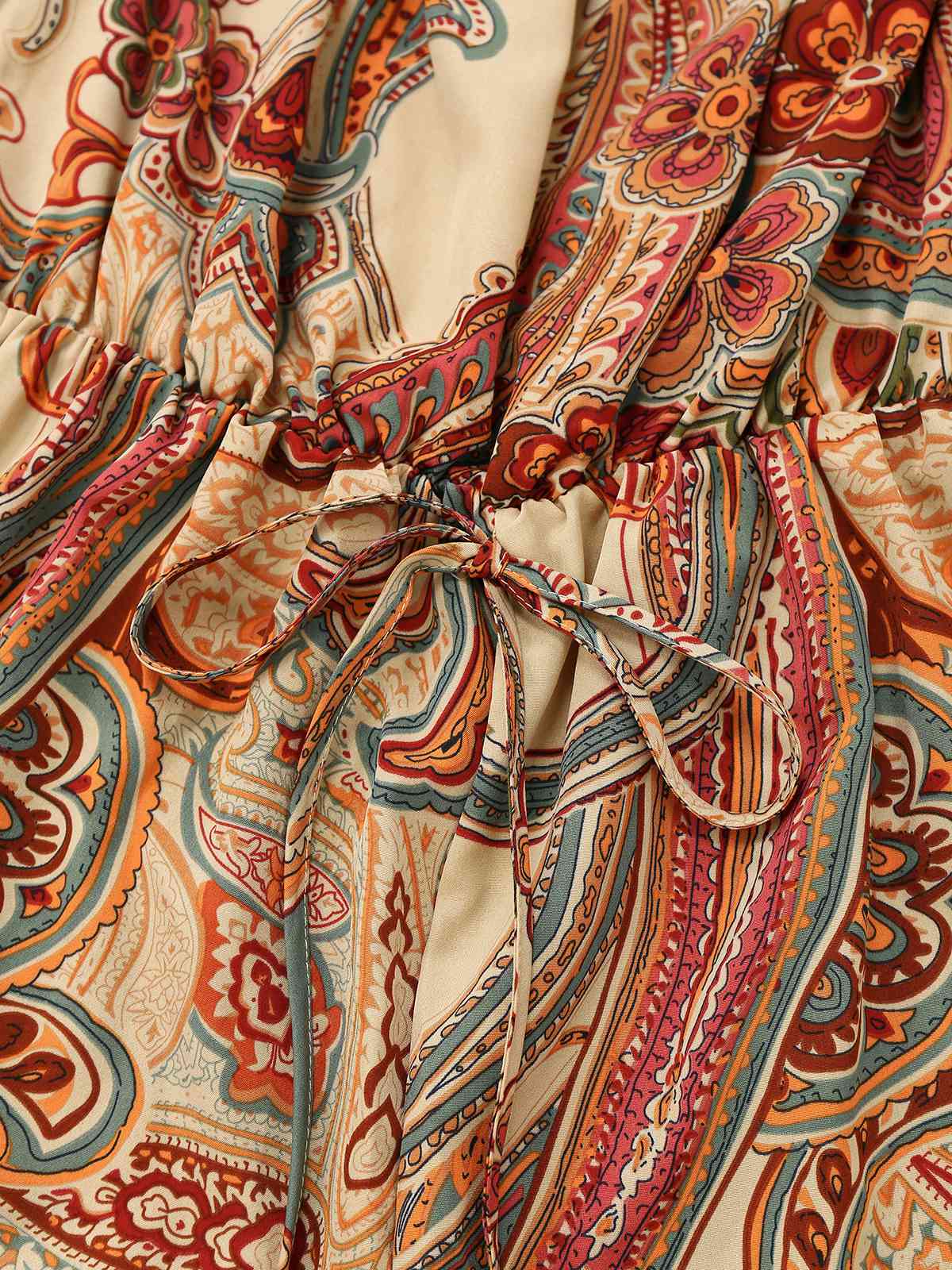 Combishort bohème multicolore à épaules dénudées années 1970 - Image 4