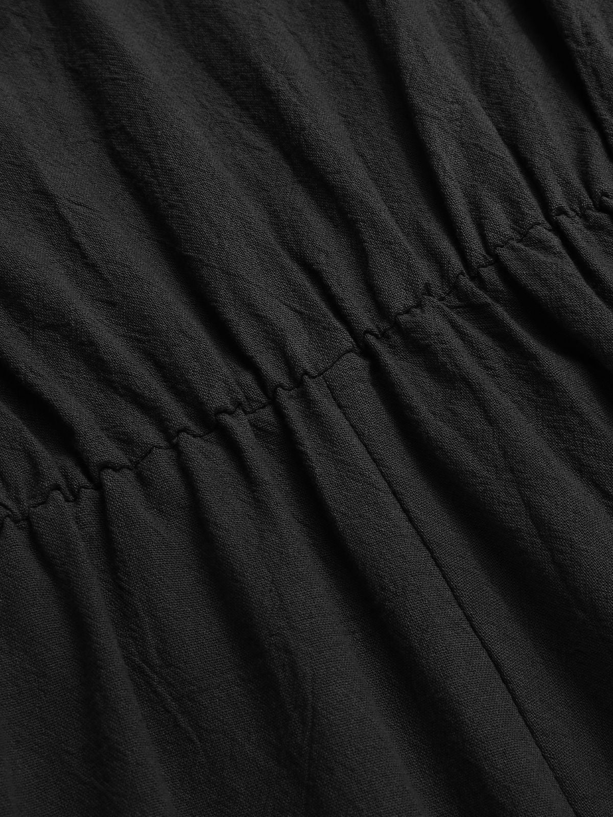 Combishort en coton verte uni manches volantées des années 1950 - Image 6