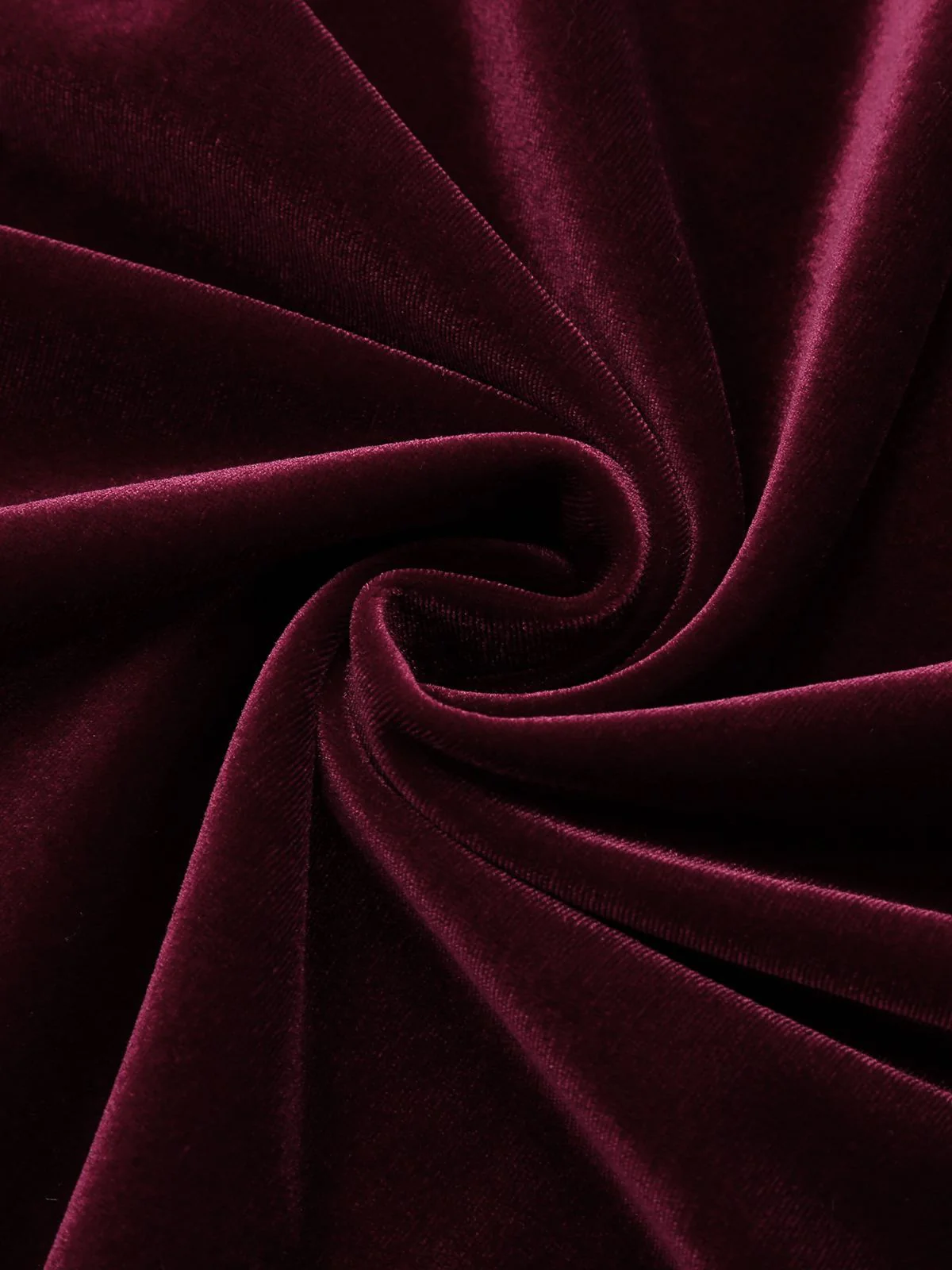 Robe Crayon Vintagr Année 60 Bordeaux en Velours Soirée Cocktail Chic - Image 10