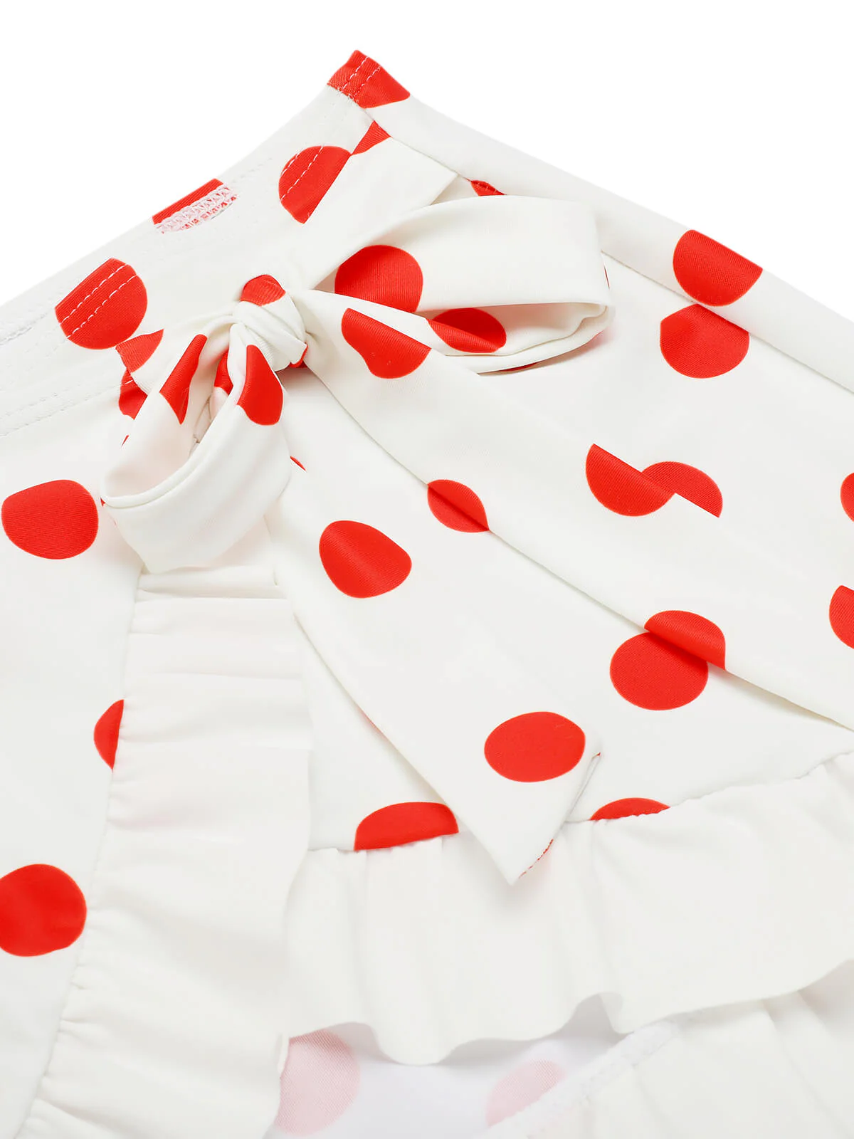 Ensemble bikini et tablier rétro à pois - Image 6