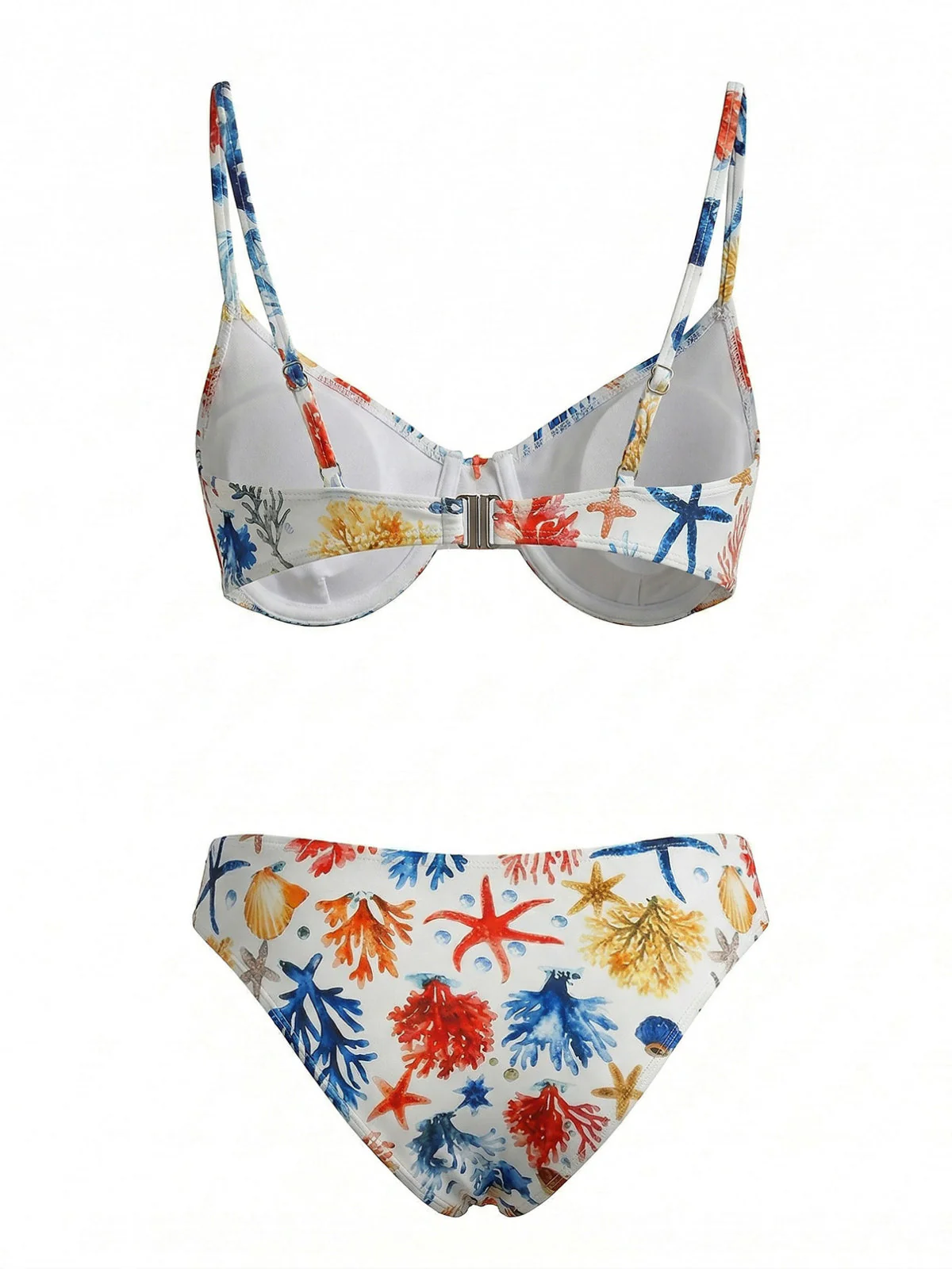 Ensemble Bikini Étoile de Mer Bleu Années 1950 - Image 3