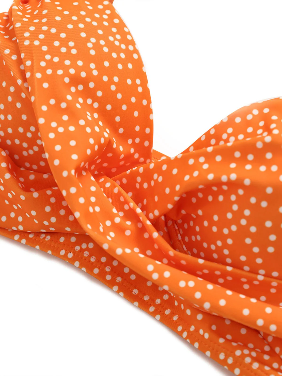 Ensemble bikini taille haute à pois et cache-maillot années 50 - Image 10