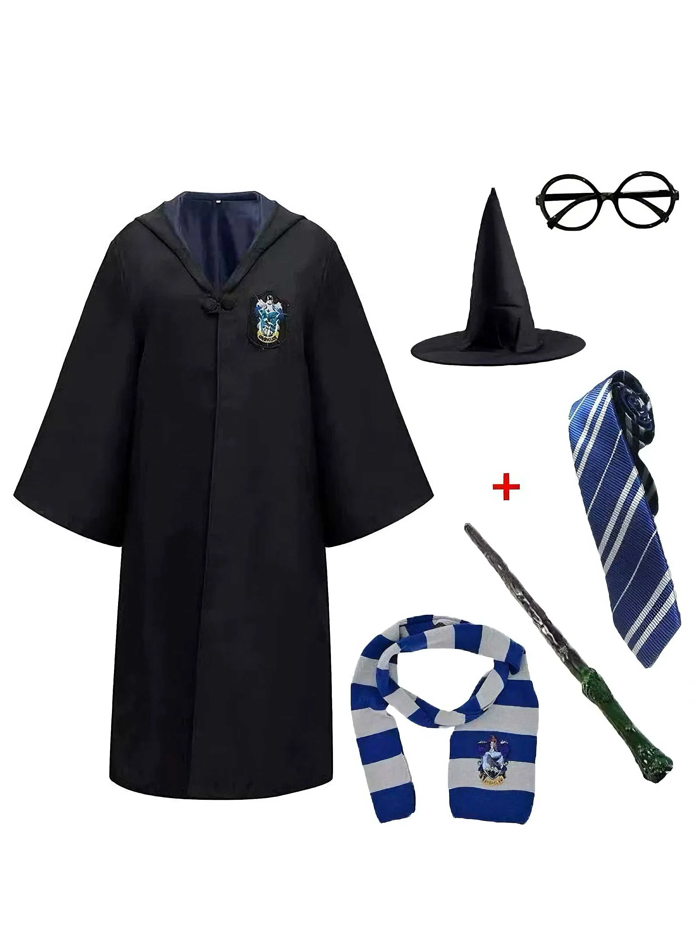 Ensemble de costumes d'école de sorciers Halloween années 1970 - Image 6