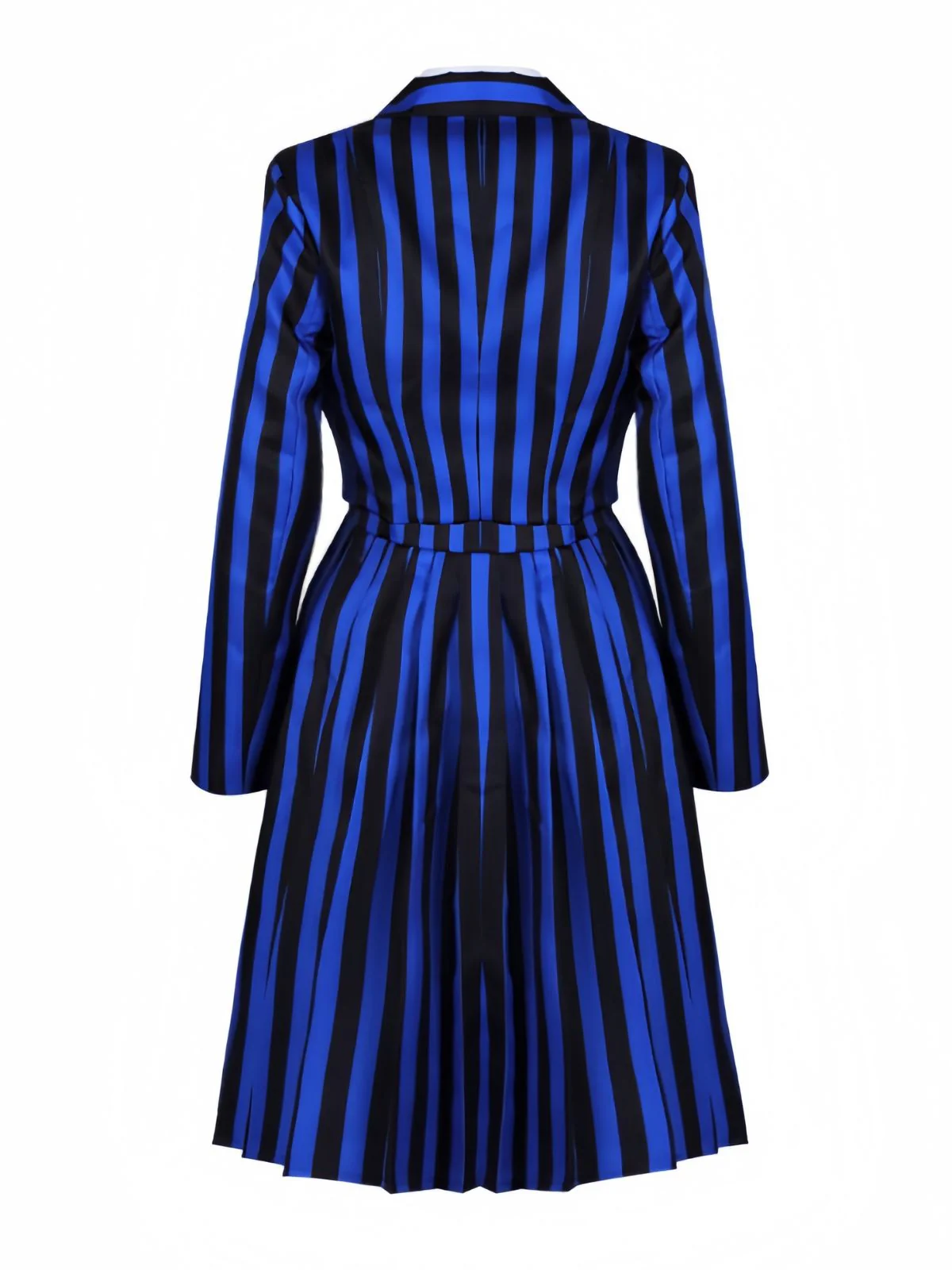 Ensemble d'uniforme bleue rayé Wednesday Enid années 1940 - Image 2