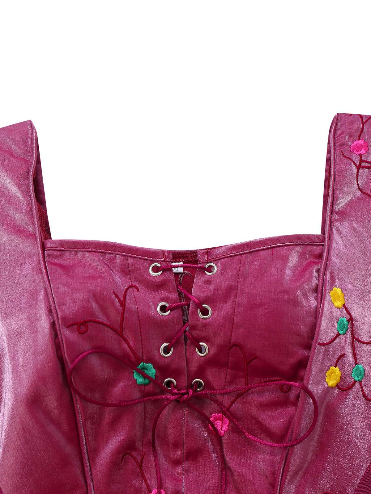 Ensemble haut et jupe à fleurs en dentelle violet Sarah Sanderson des années 1930 - Image 3