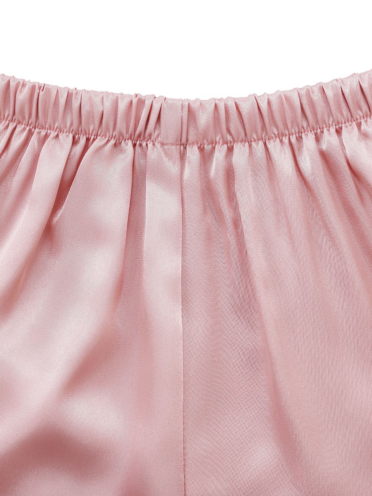 Ensemble pyjama satin dentelle unie 1960s - Image 5