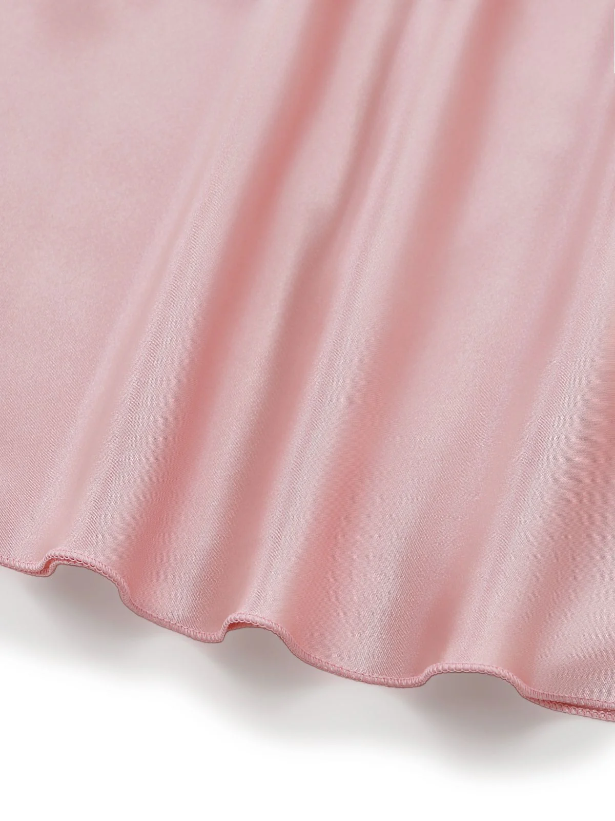 Ensemble pyjama satin dentelle unie 1960s - Image 7