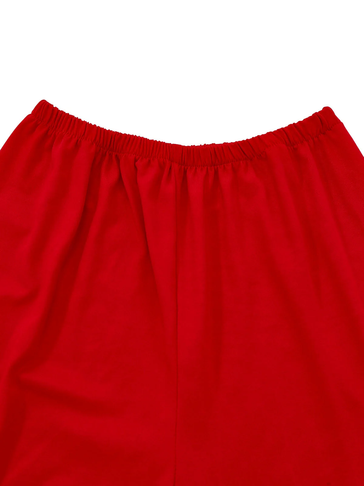 Ensemble robe rose à bordure peluche elfe de Noël années 1950 - Image 10
