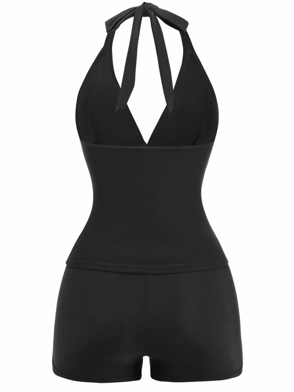 Ensemble tankini court halter années 1940 - Image 3