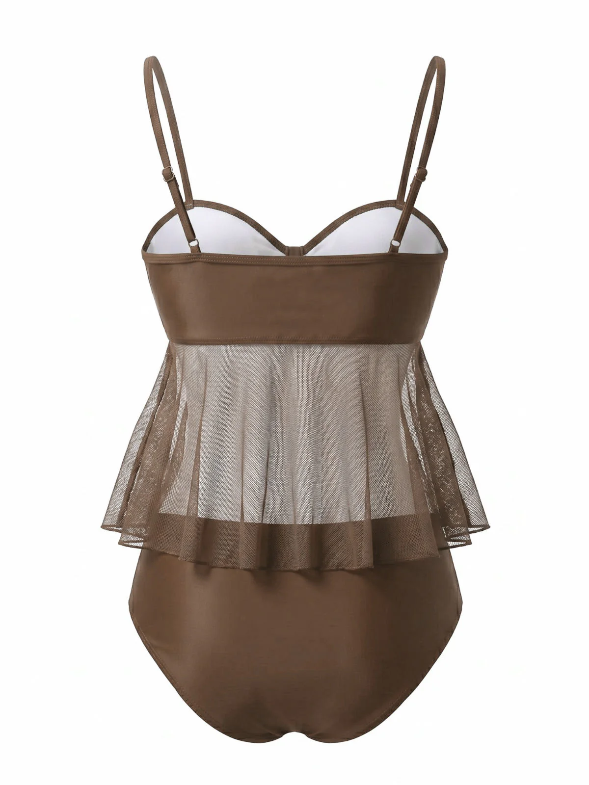 Ensemble tankini taille haute maille nœud années 50 - Image 12