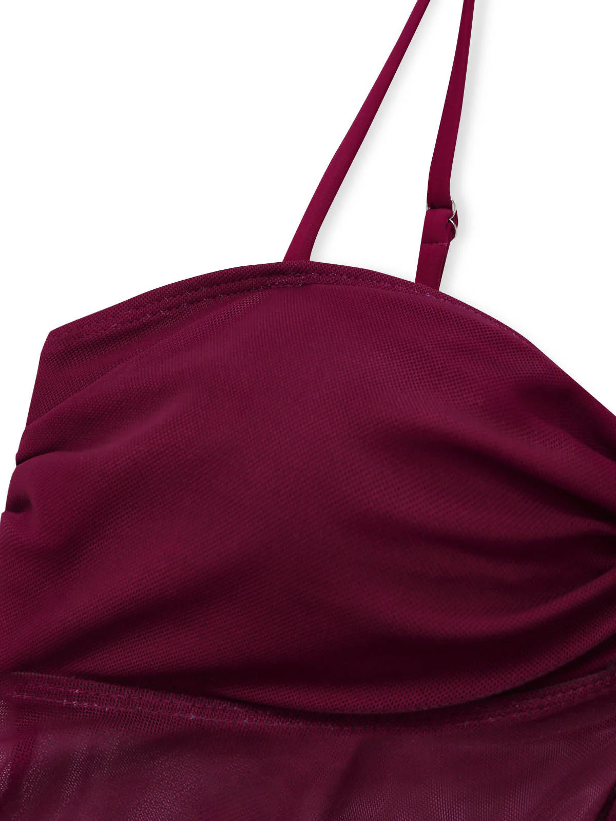 Ensemble tankini taille haute maille nœud années 50 - Image 5