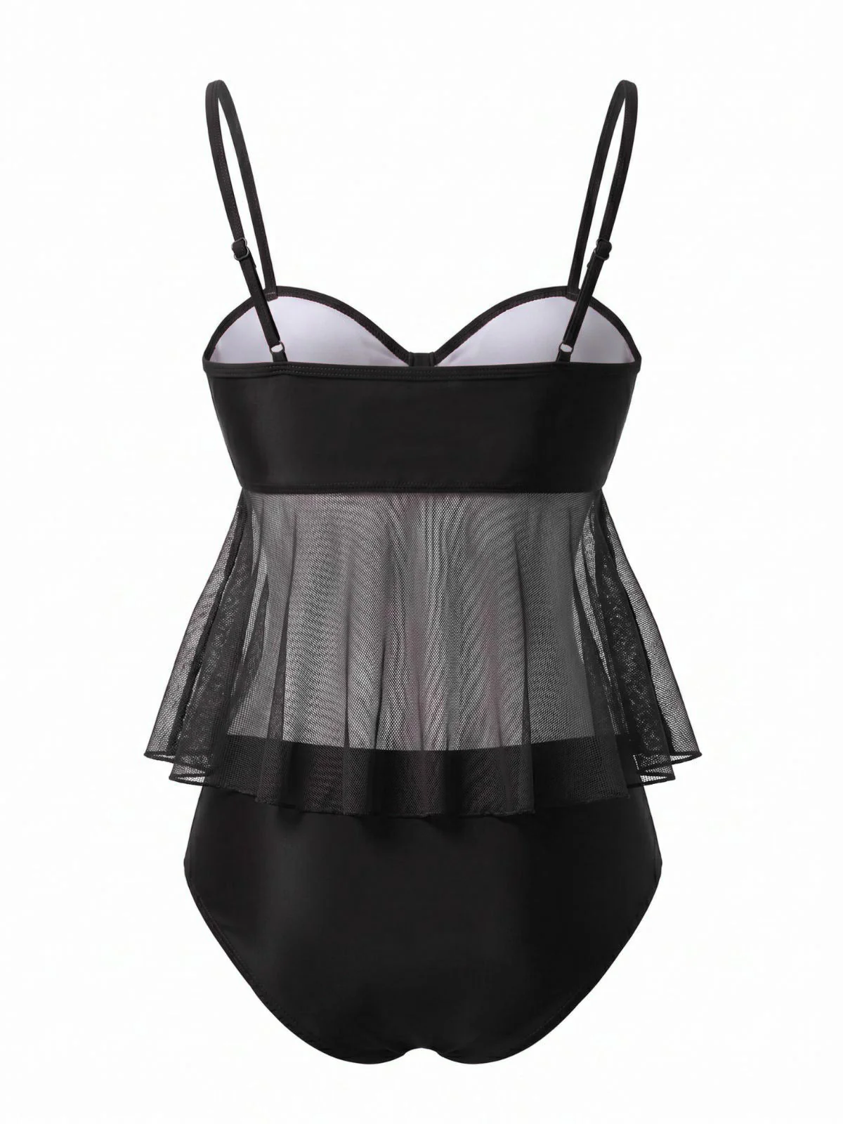 Ensemble tankini taille haute maille nœud années 50 - Image 8