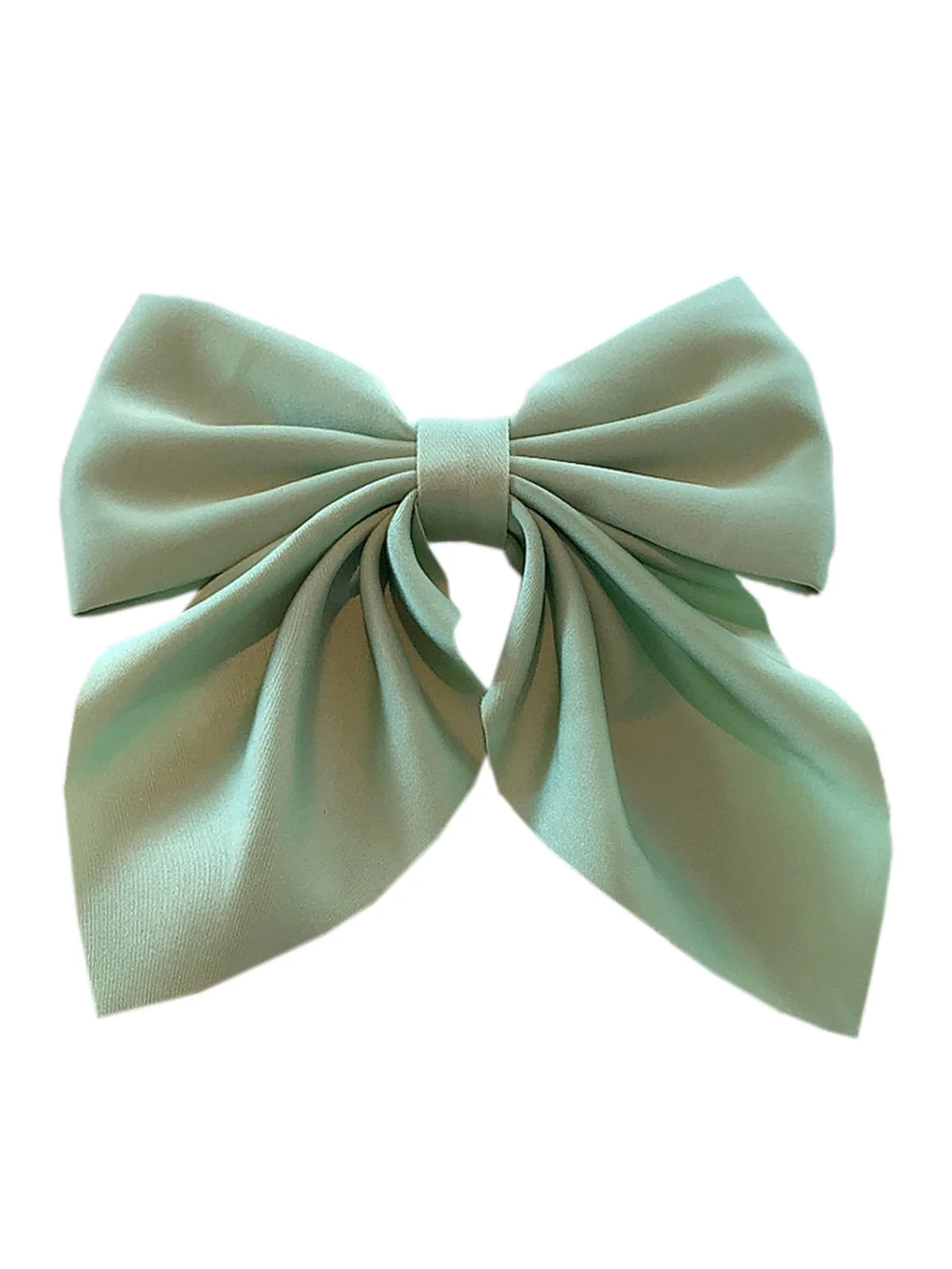 Épingle à Cheveux Vintage Avec Papillon Nœud Couleur Unie - Image 3