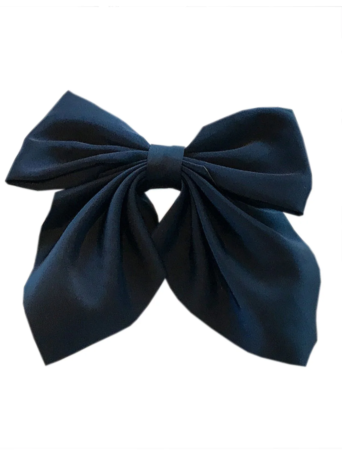 Épingle à Cheveux Vintage Avec Papillon Nœud Couleur Unie - Image 5