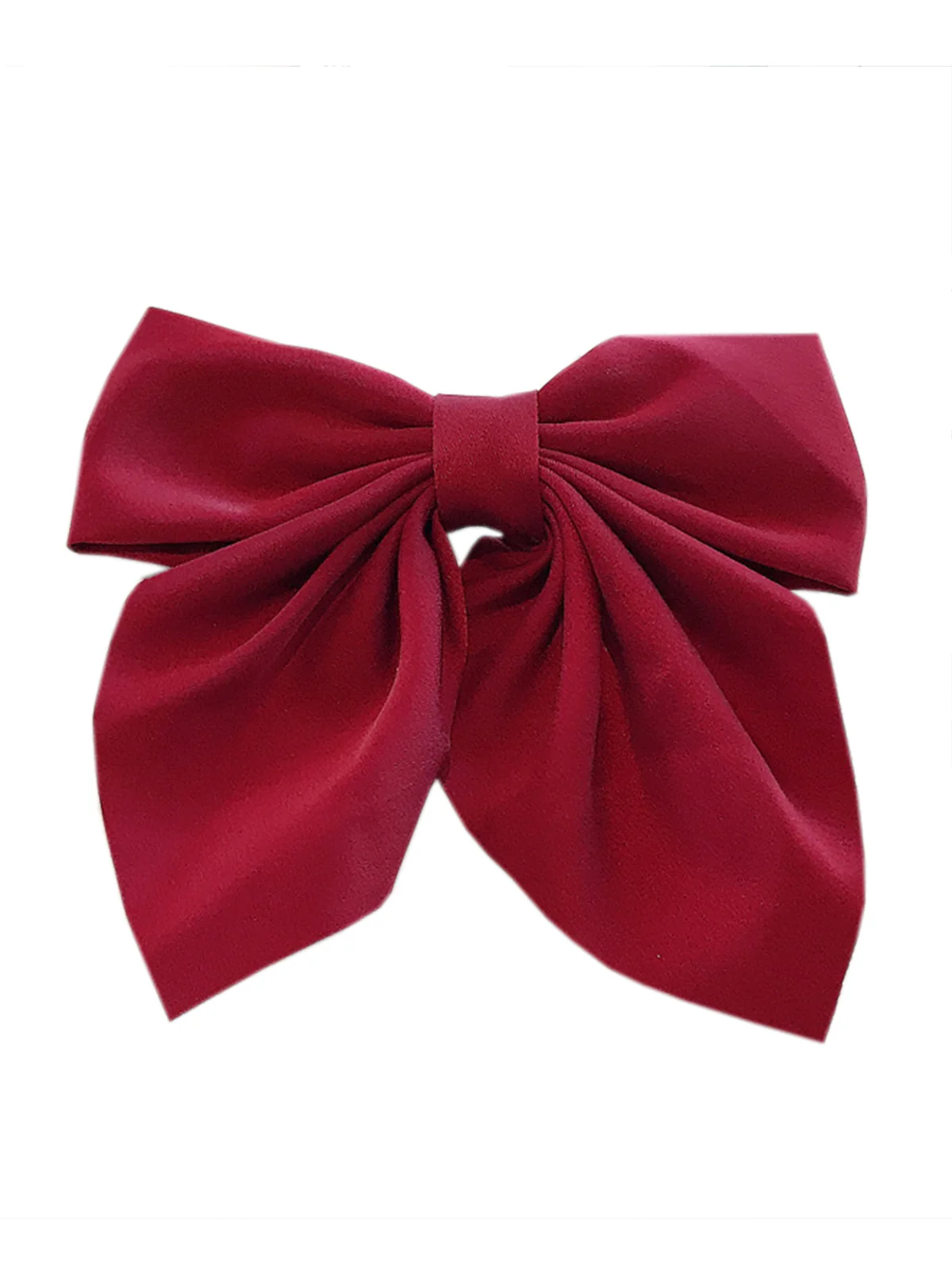 Épingle à Cheveux Vintage Avec Papillon Nœud Couleur Unie - Image 4