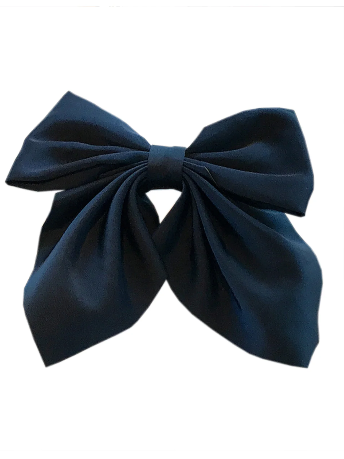 Épingle à Cheveux Vintage Avec Papillon Nœud Couleur Unie - Image 5