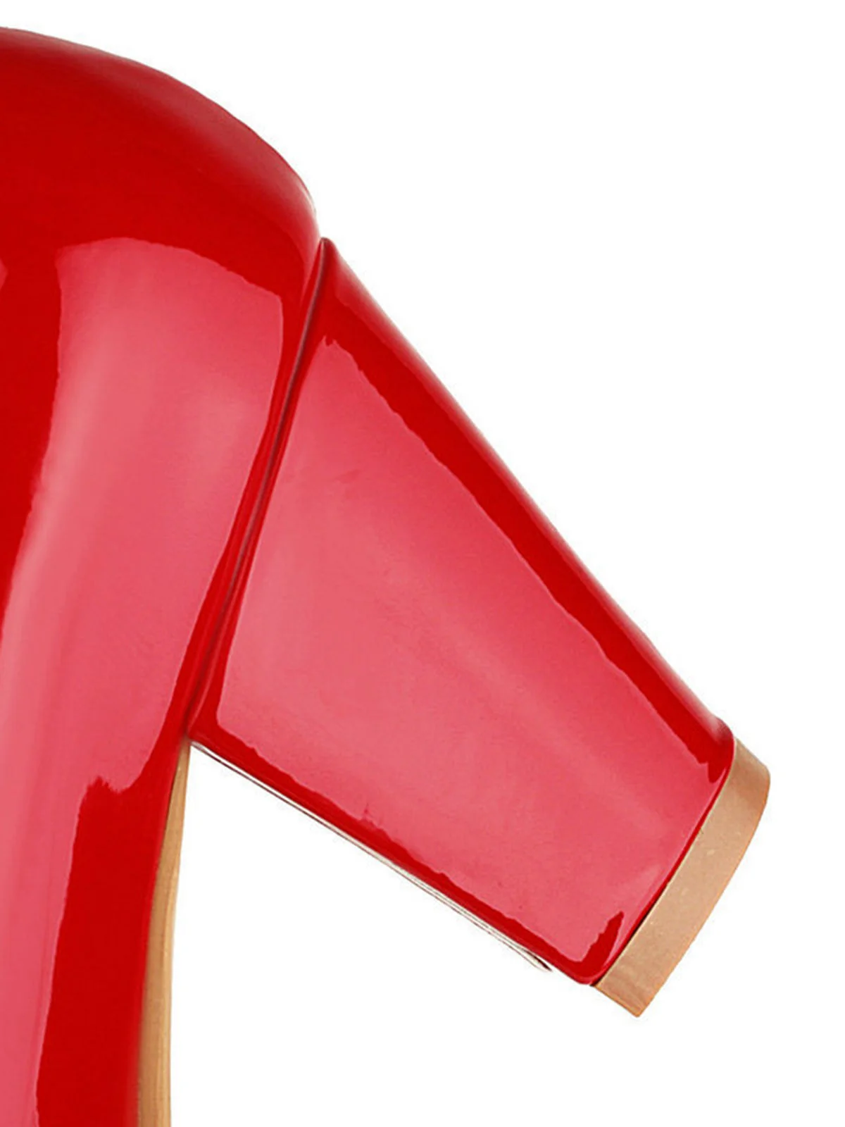 Escarpins à talons épais en cuir verni avec nœud Mary Jane - Image 11