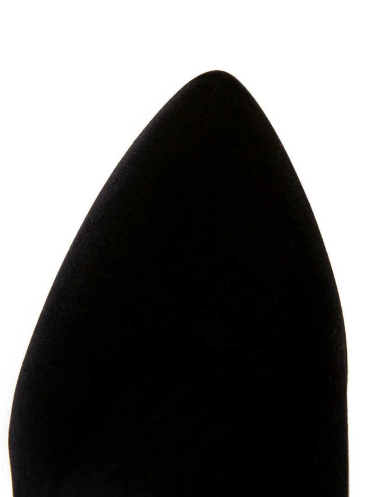 Escarpins vintage en velours uni bout pointu - Image 14