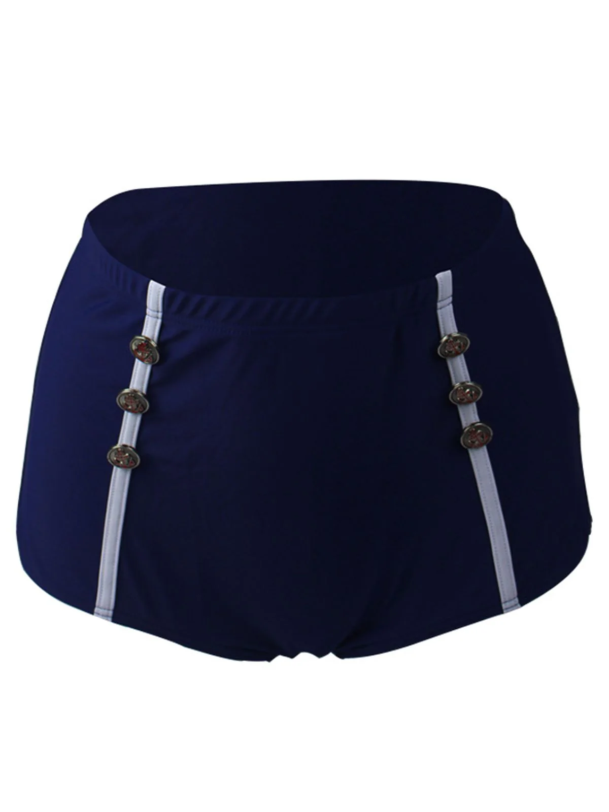 Femmes Maillot de Bain Bikini Retro A Rayé Taille Haute - Image 5