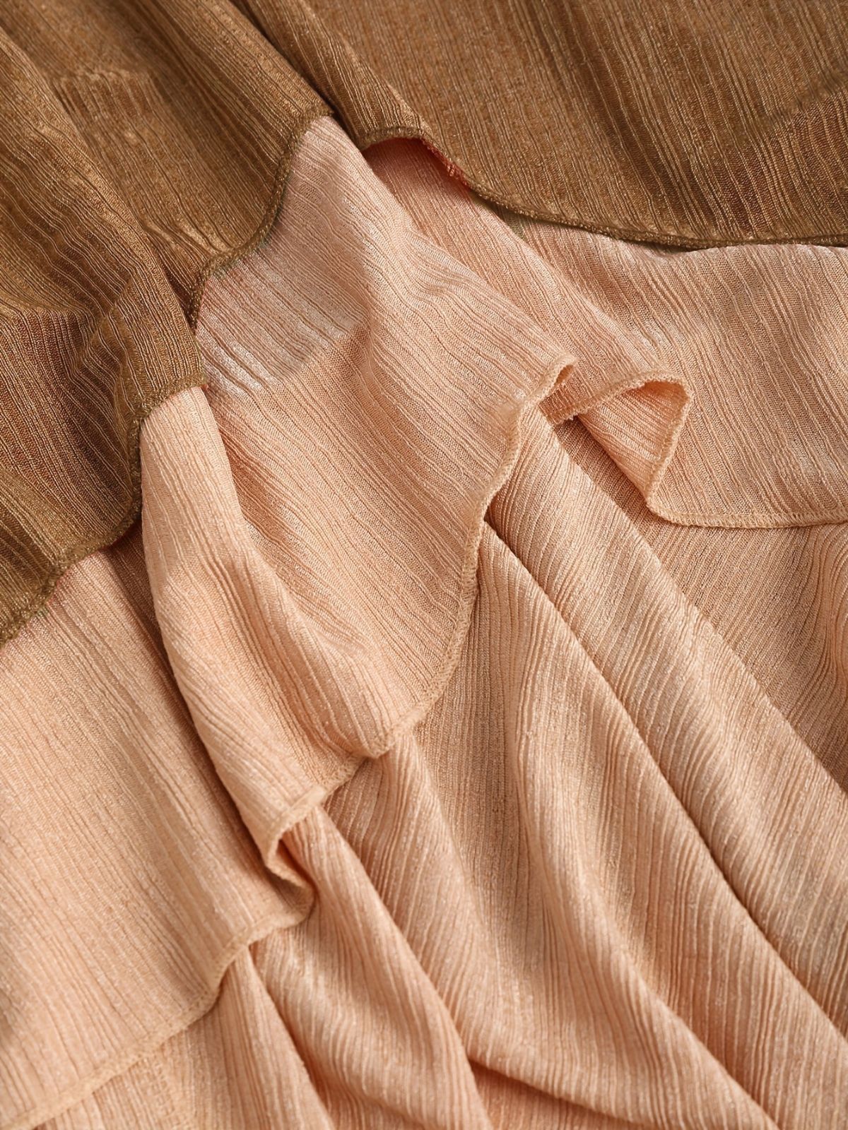 [Grande taille] Robe bohème côtelée à volants années 1970 - Image 5