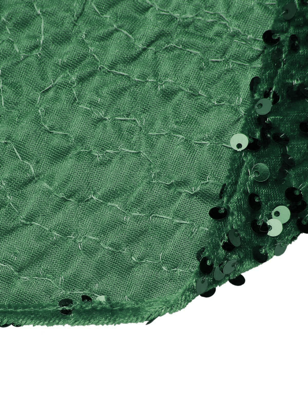 Robe à une épaule verte en forme de canne à sucre des années 1960 - Image 5