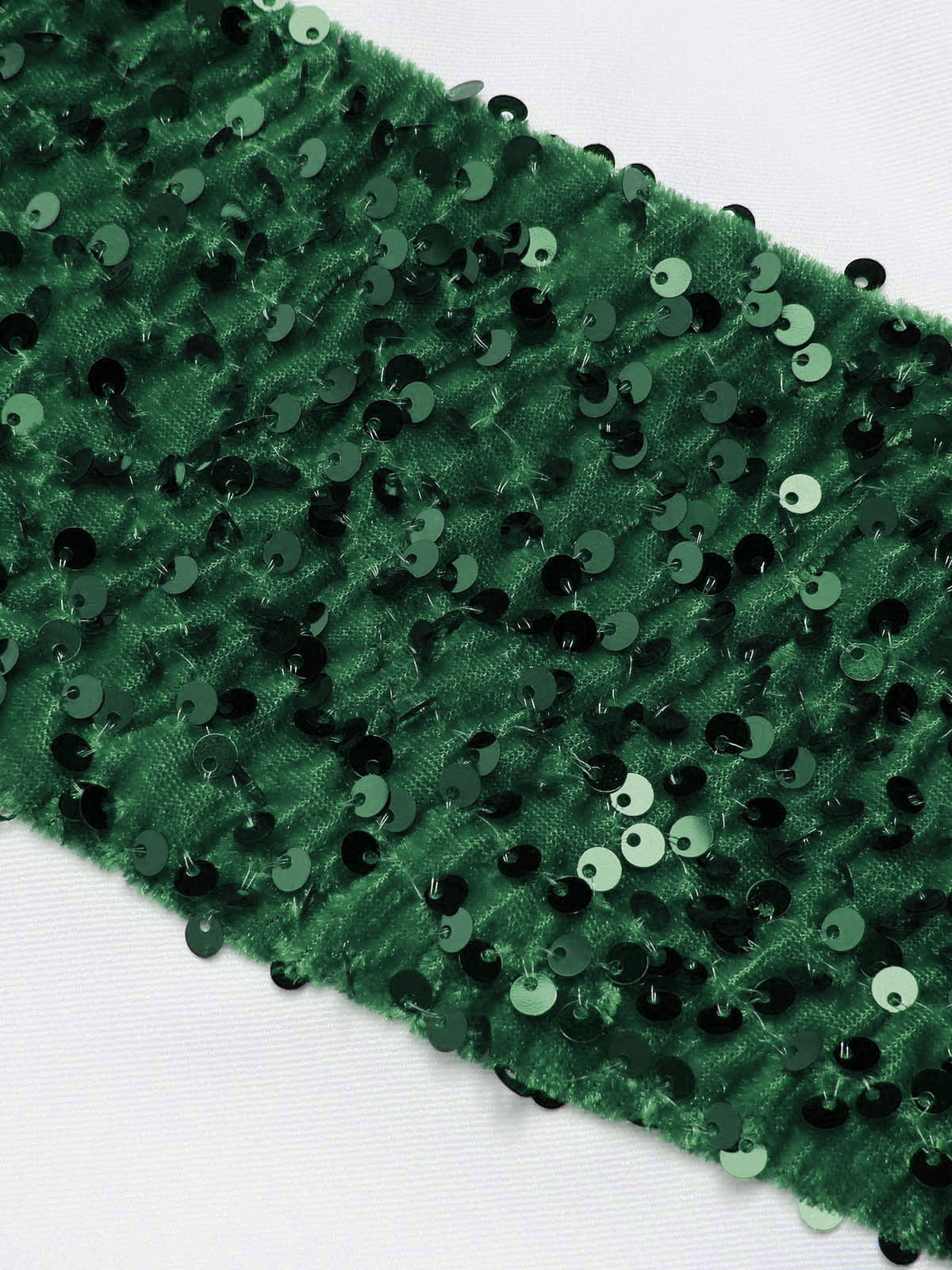 Robe à une épaule verte en forme de canne à sucre des années 1960 - Image 6
