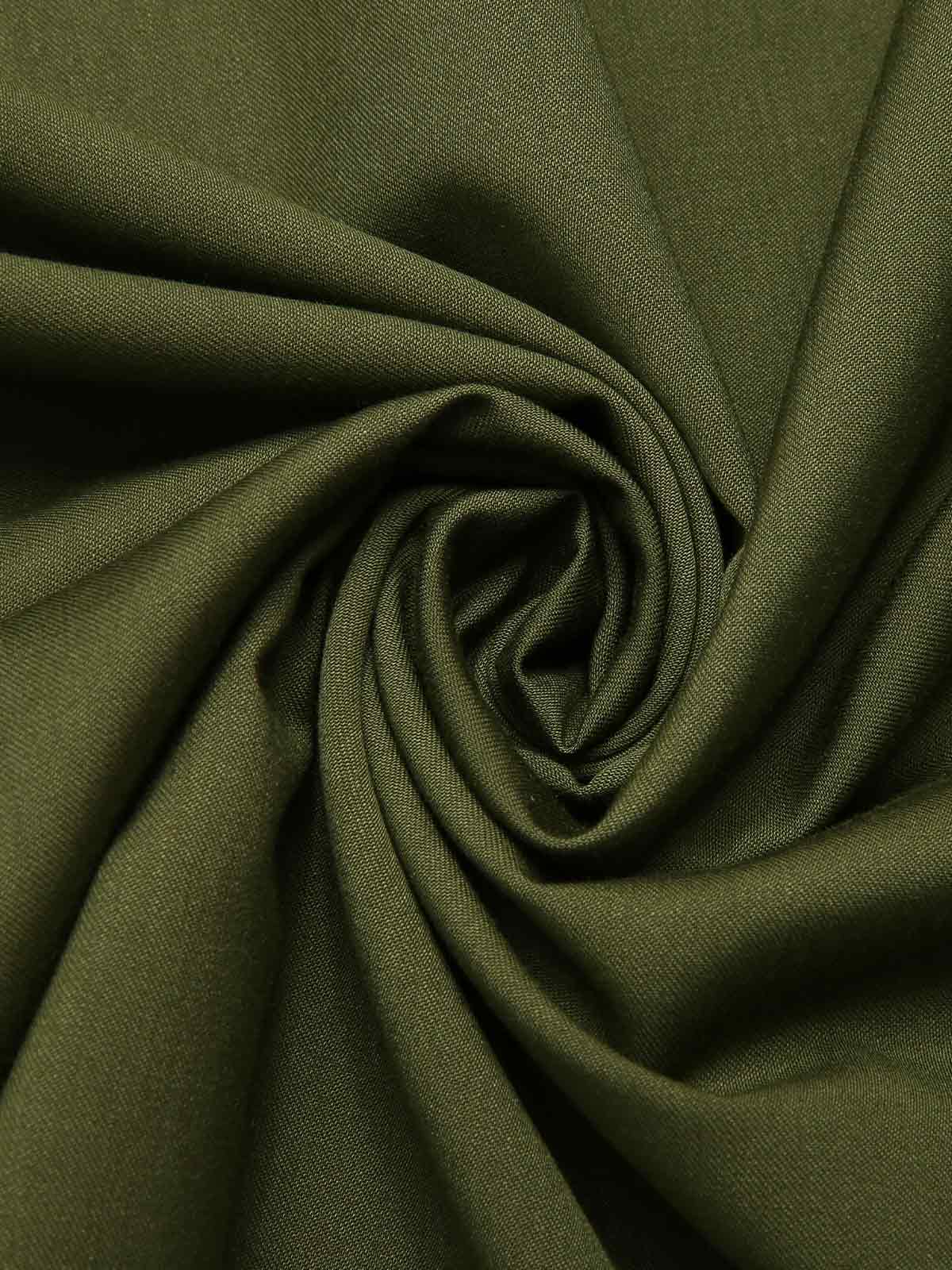 [Prévente] Jupe fendue à boutons vert olive des années 40 - Image 7