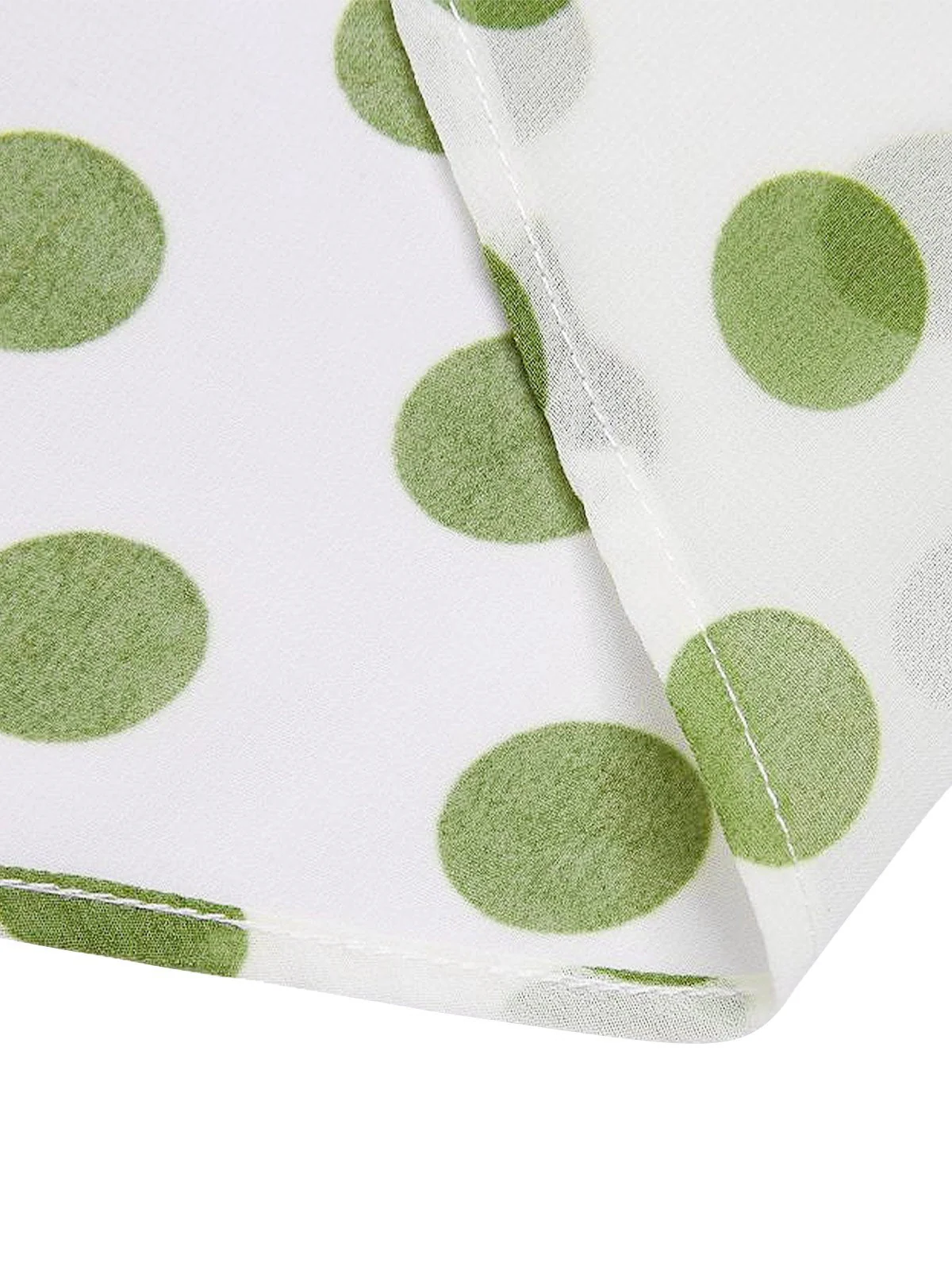 Jupe verte à pois Schiffon des années 1940 - Image 7