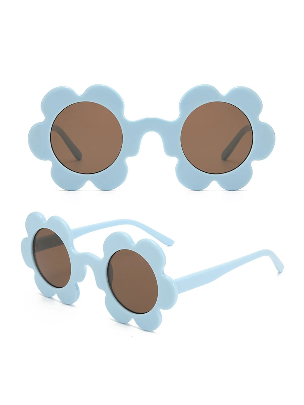 Lunettes de soleil à monture en forme de fleur vintage - Image 7