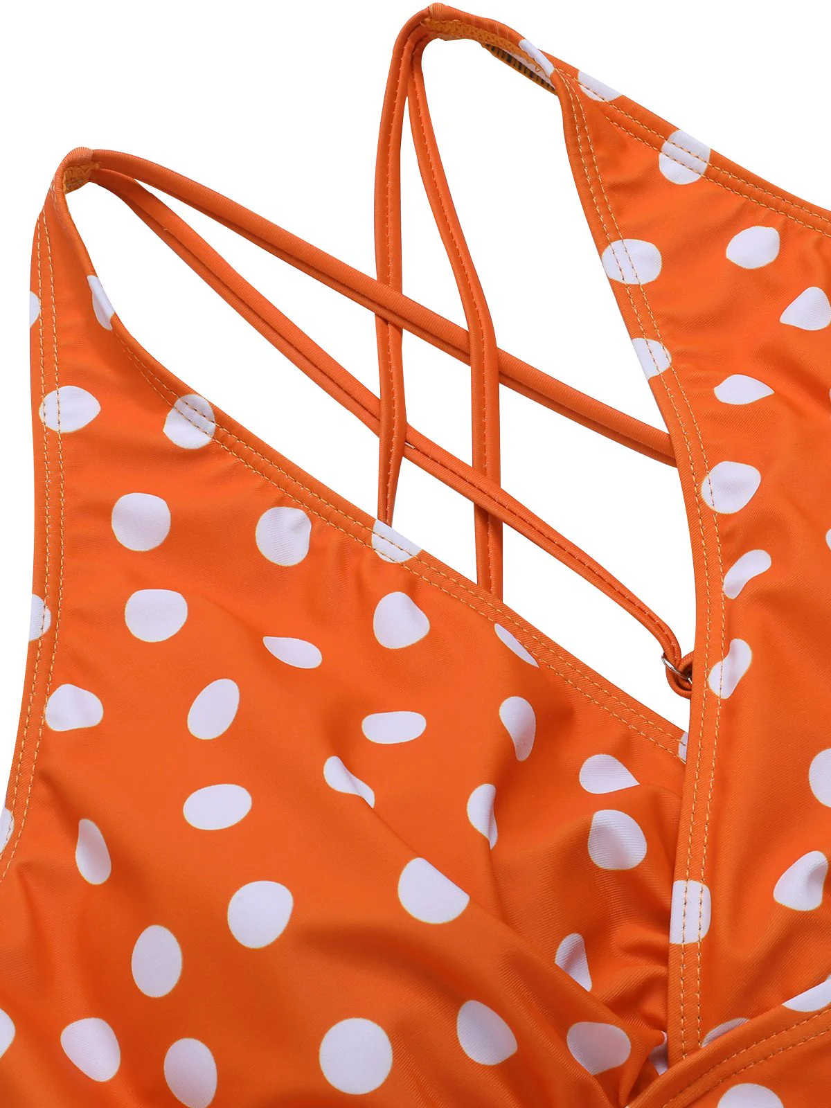 Maillot de bain à pois et bretelles croisées des années 1930 - Image 13