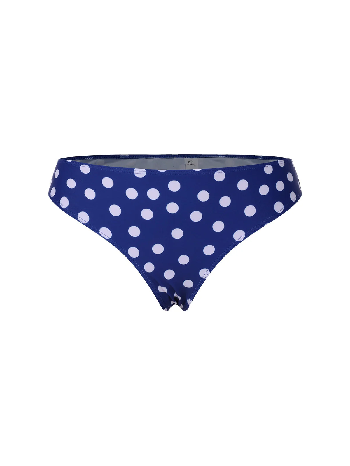 Maillot de bain à pois et bretelles croisées des années 1930 - Image 6
