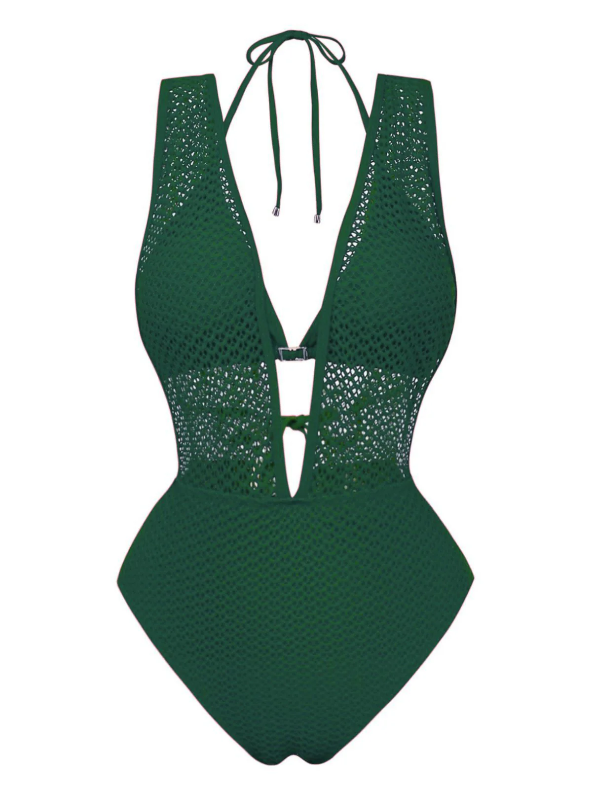 Maillot de bain dos nu en maille noire années 1950 - Image 12