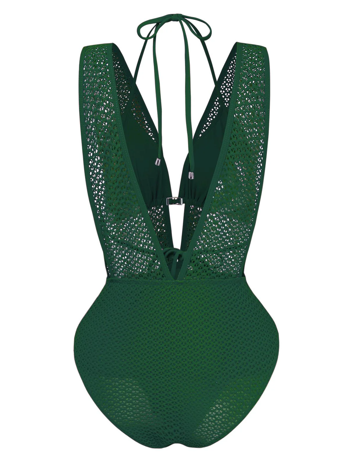 Maillot de bain dos nu en maille noire années 1950 - Image 13